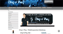 Desktop Screenshot of chipnplay.se